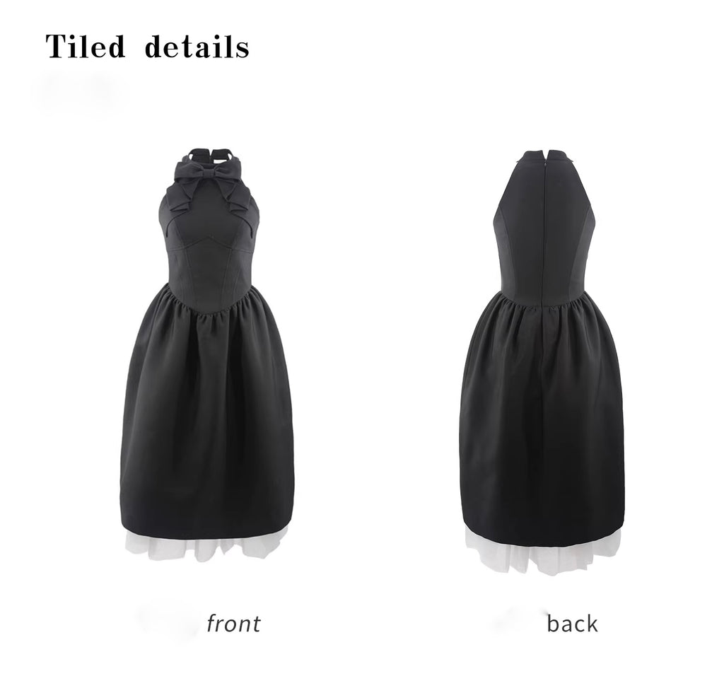 Ribbon Long Tule Dress  リボンロングチュールドレス