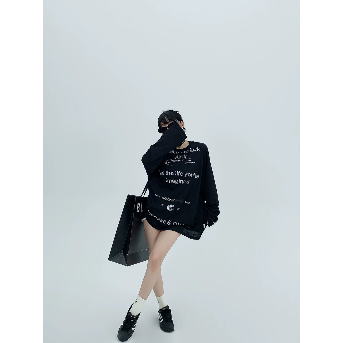 rétro print longsleeve tee レトロプリントロングスリーブティー