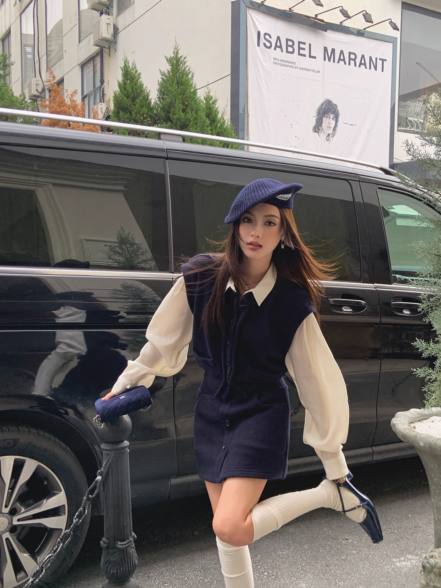 Vest Shirts & Skirt setup ベスト＆スカートセットアップ