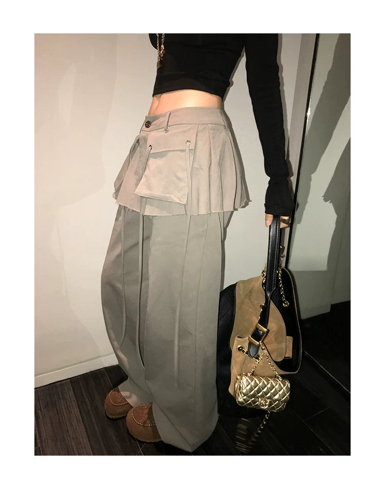 Short Bolero Striped bare top cargo pants set ショートボレロボーダーベアトップカーゴパンツセット