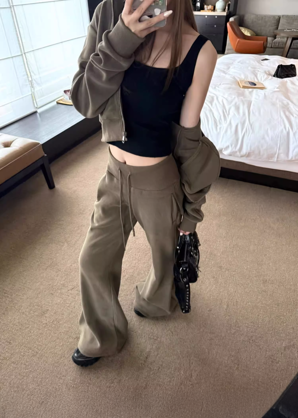 Fleece Hoodie Set up フリース フーディ セットアップ