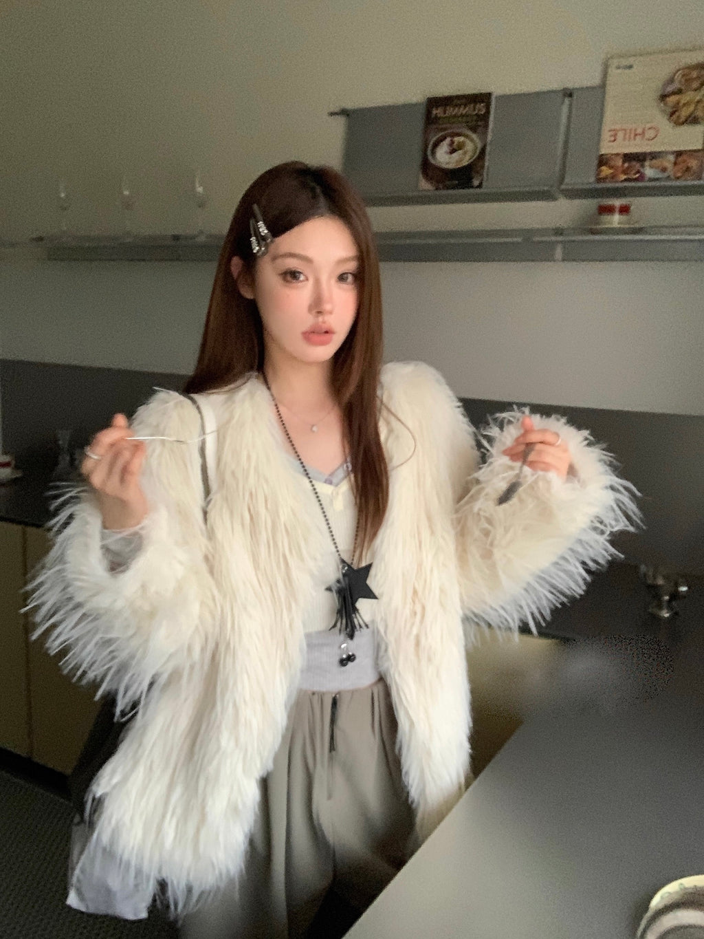 Faux Fur Coat coat フォーファー コート