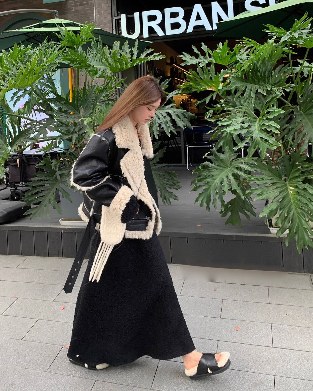 Boa Riders Jacket coat ボア ライダース ジャケット コート