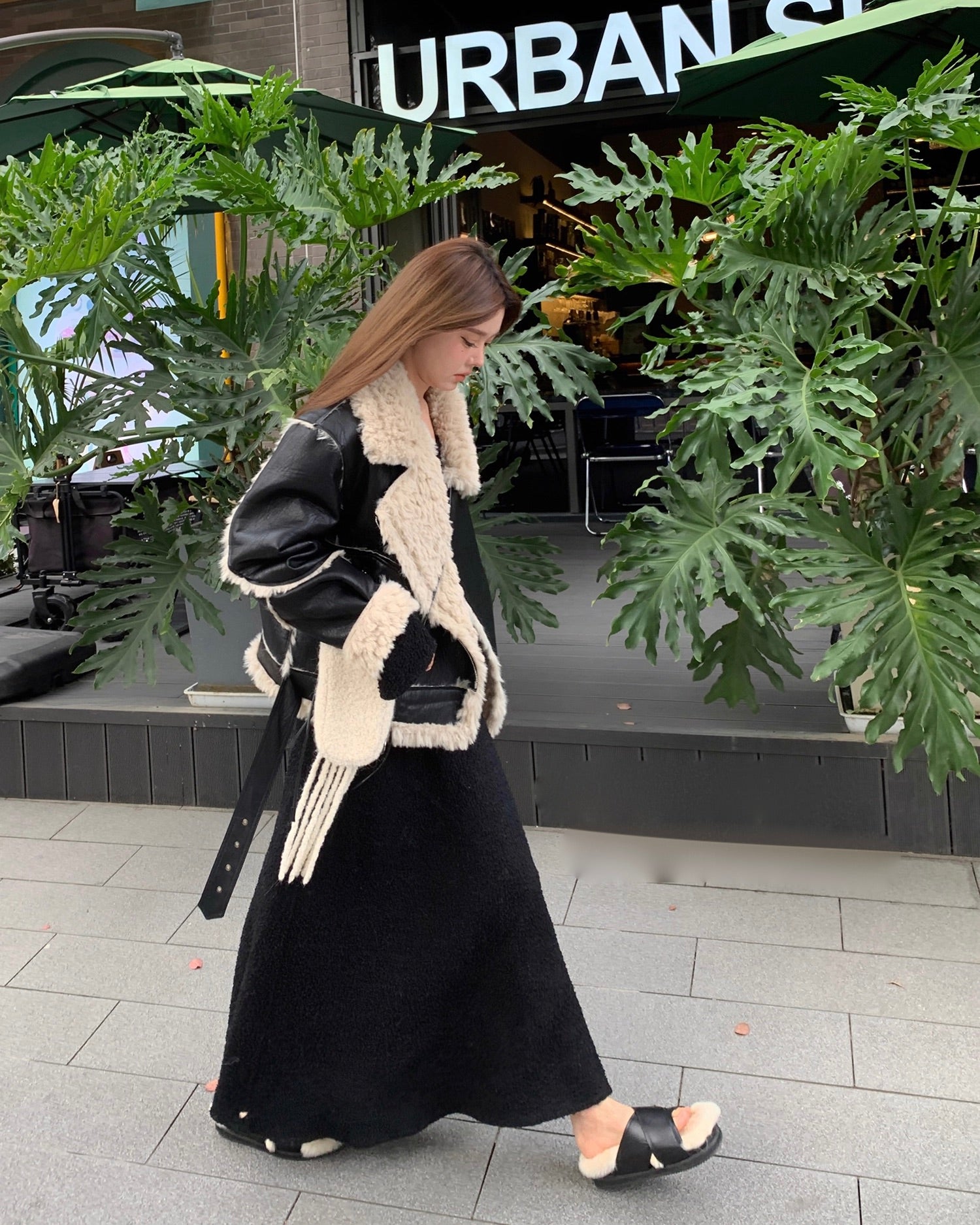 Boa Riders Jacket coat ボア ライダース ジャケット コート