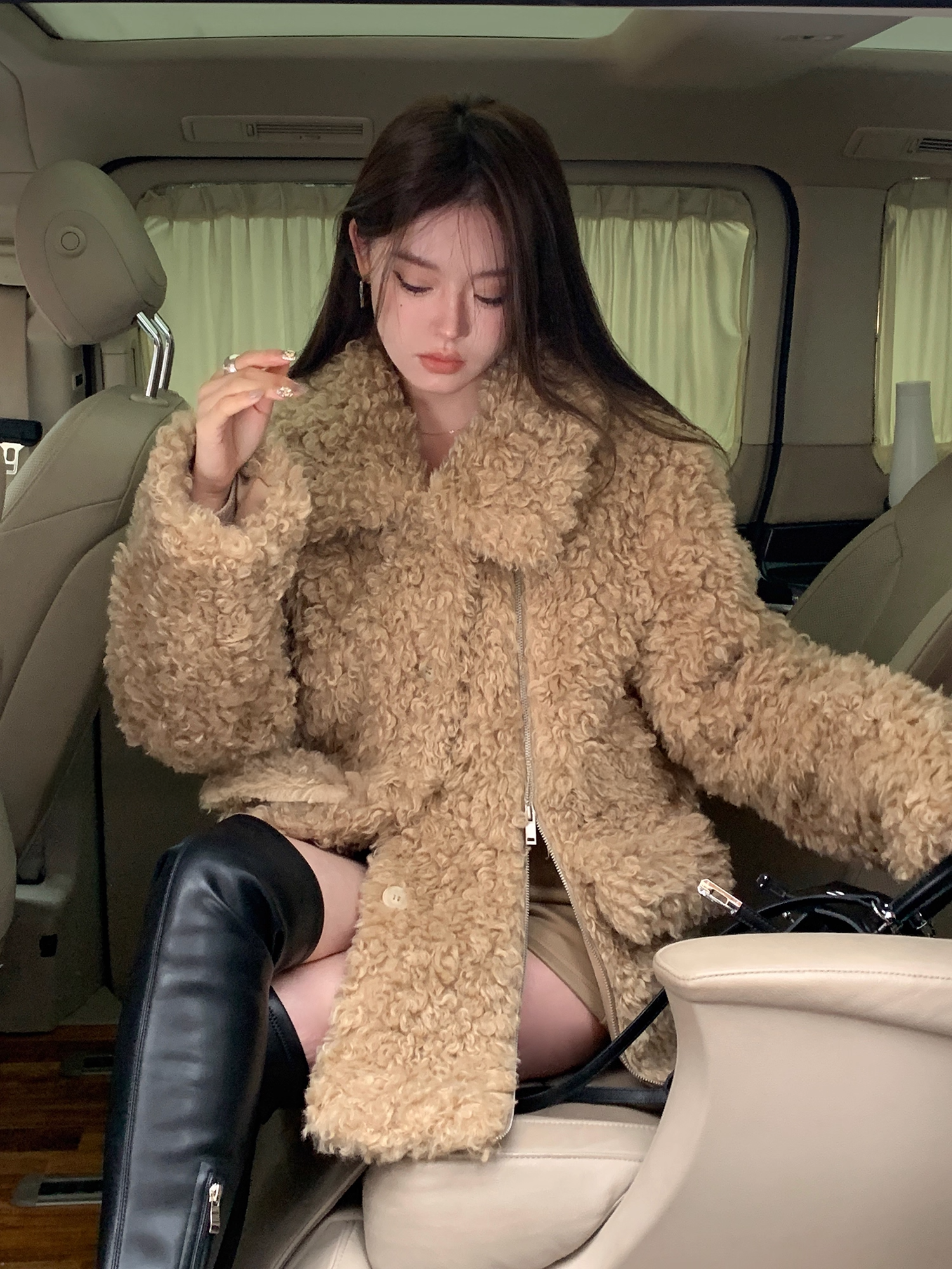 Teddy Fur Jacket Coat テディ ファー ジャケット コート