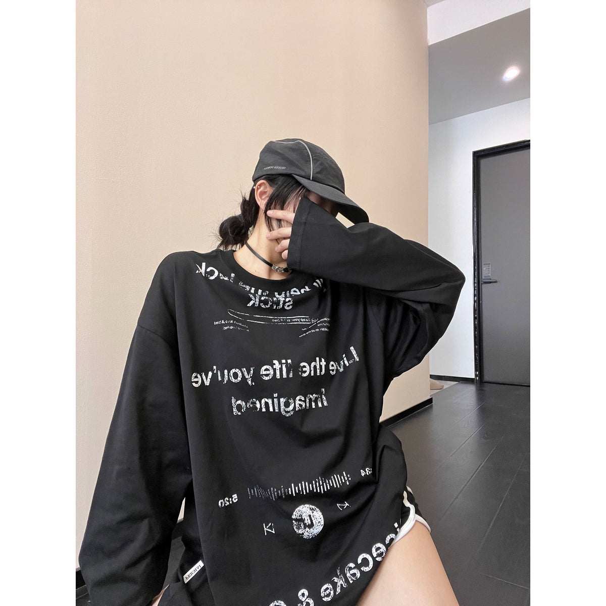 rétro print longsleeve tee レトロプリントロングスリーブティー
