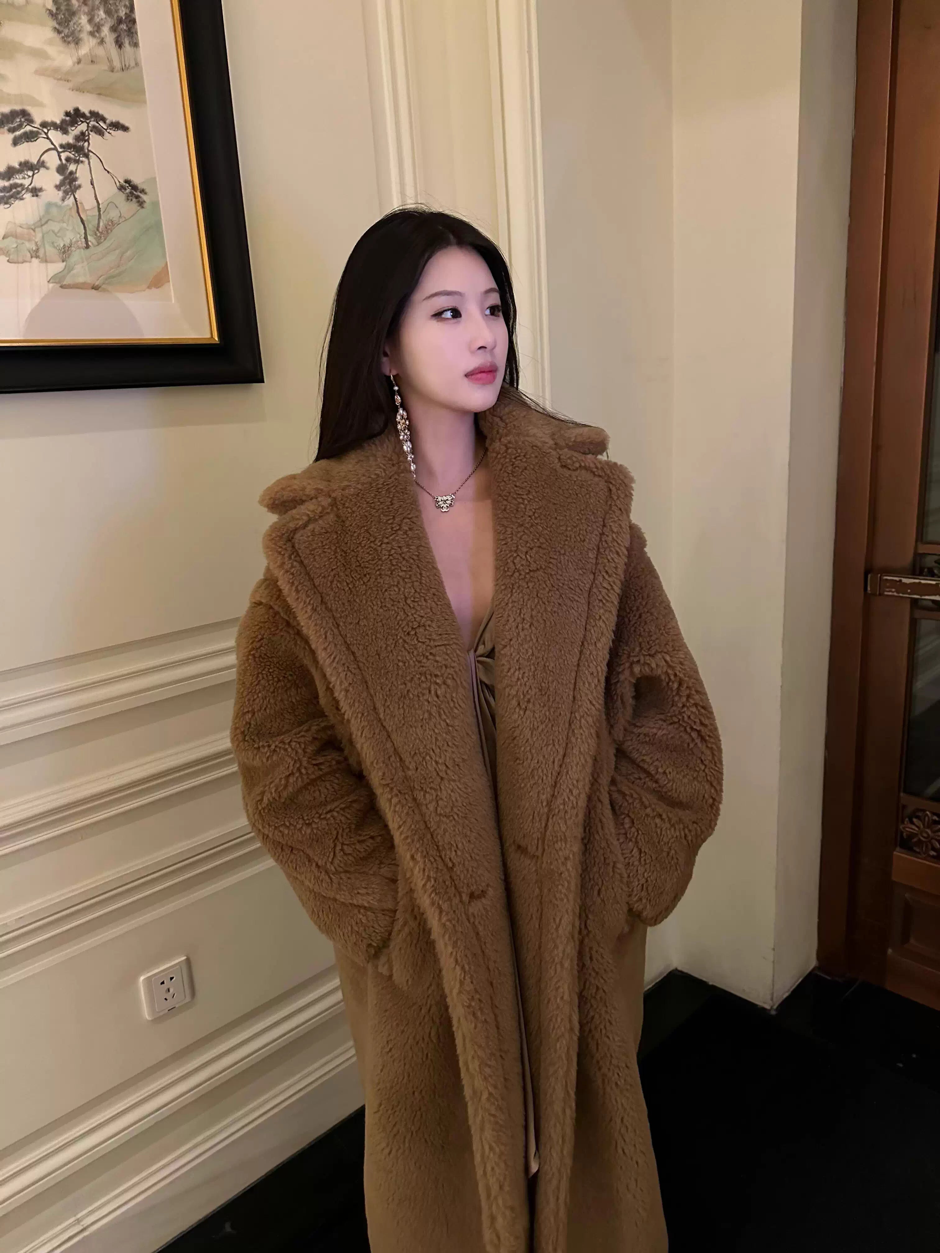 Teddy Bear Boa coat テディベア ボアコート