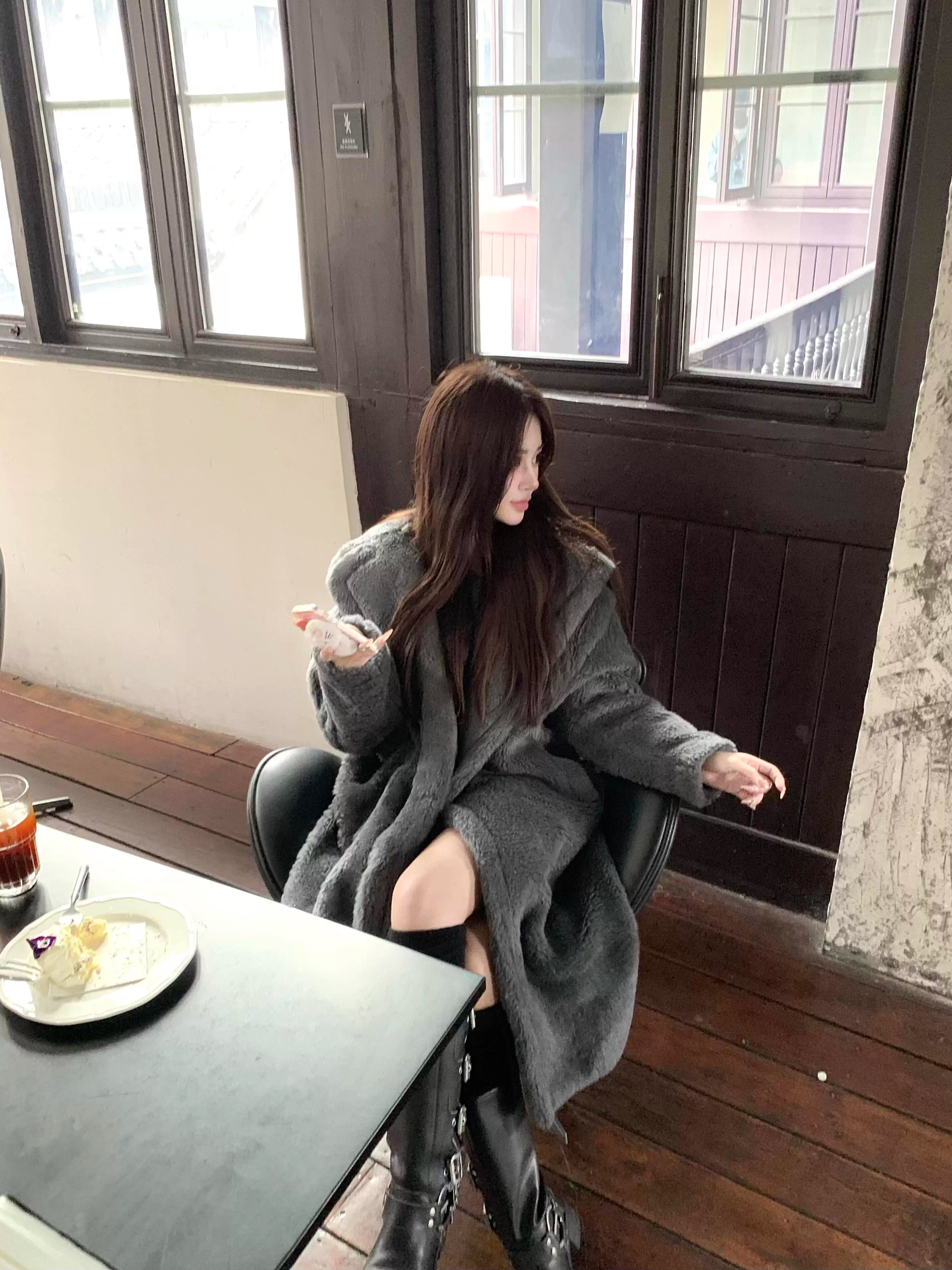 Teddy Bear Boa coat テディベア ボアコート