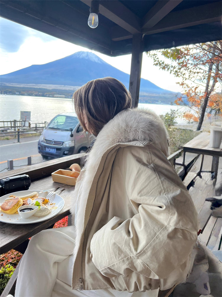 Bolume Fur Down jacket ボリュームファーダウンジャケット