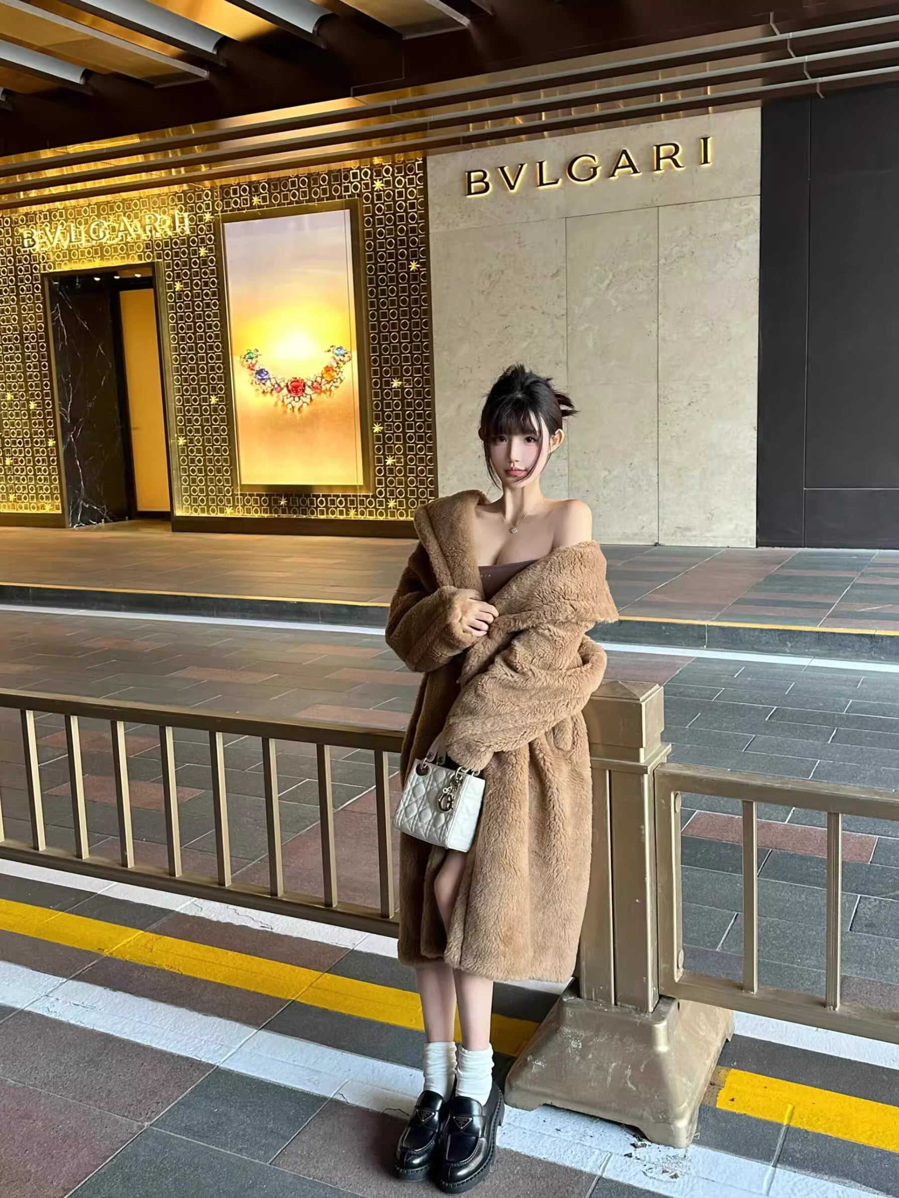 Teddy Bear Boa coat テディベア ボアコート