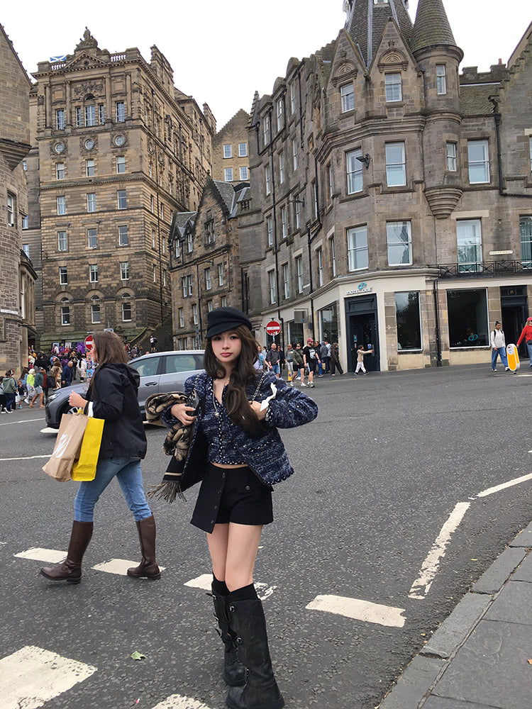 Knit Boxy Jacket ニット ボクシー ジャケット