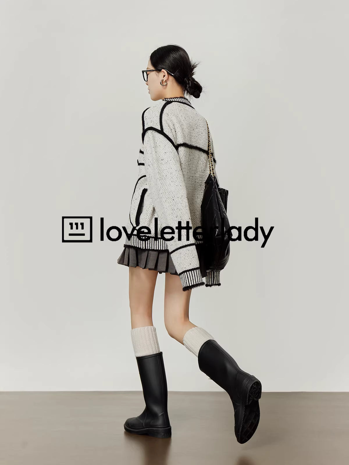 LOVE Letter Lady llllab Line Cardigan Jacket ラブレターレディ ラインカーディガン ジャケット