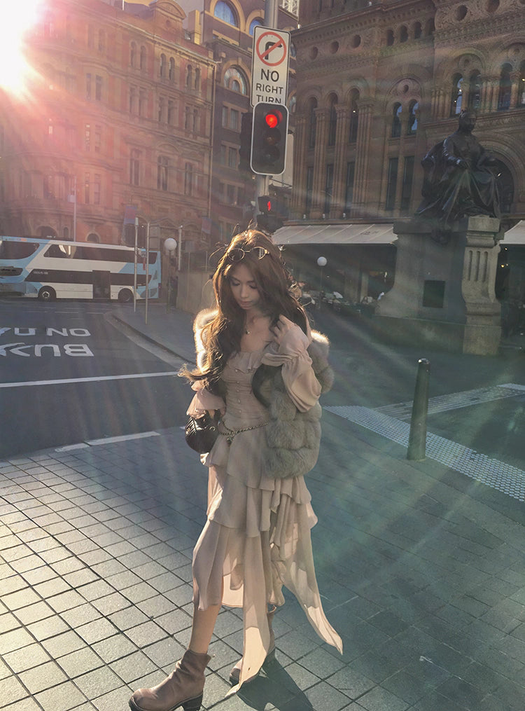 Frill Fairy  Dress フリル フェアリー ドレス