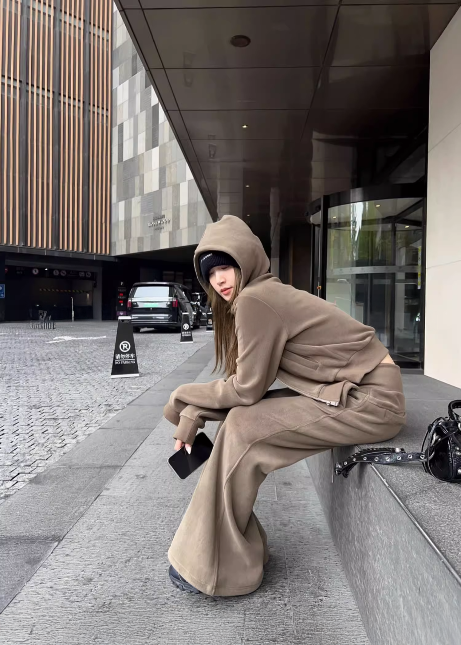 Fleece Hoodie Set up フリース フーディ セットアップ