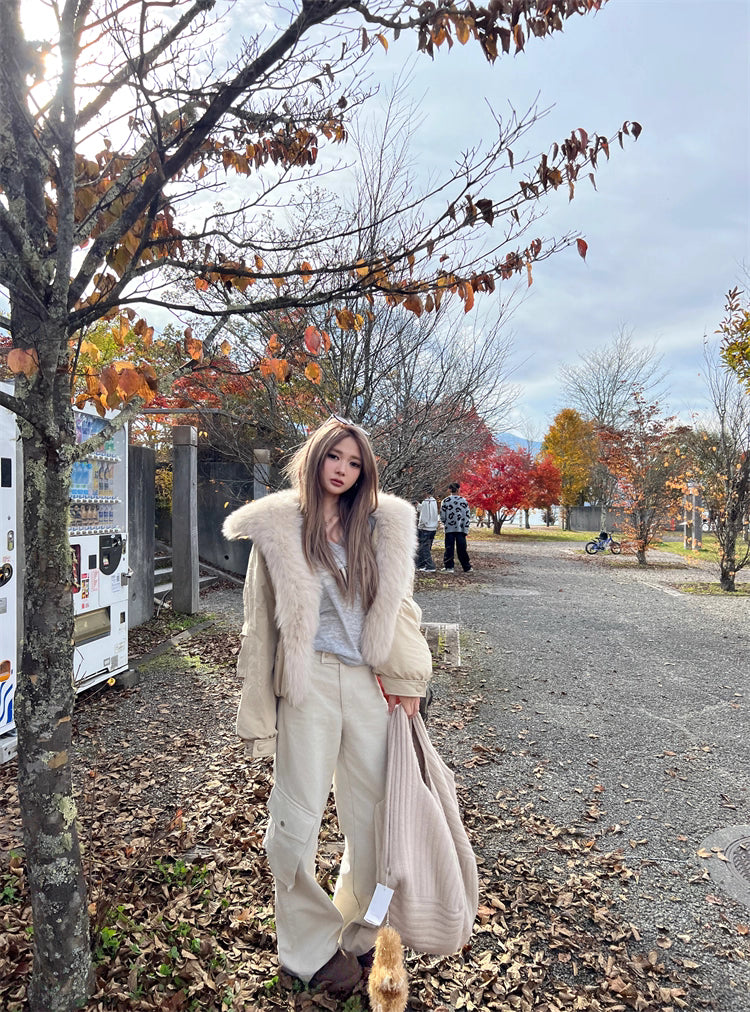 Bolume Fur Down jacket ボリュームファーダウンジャケット