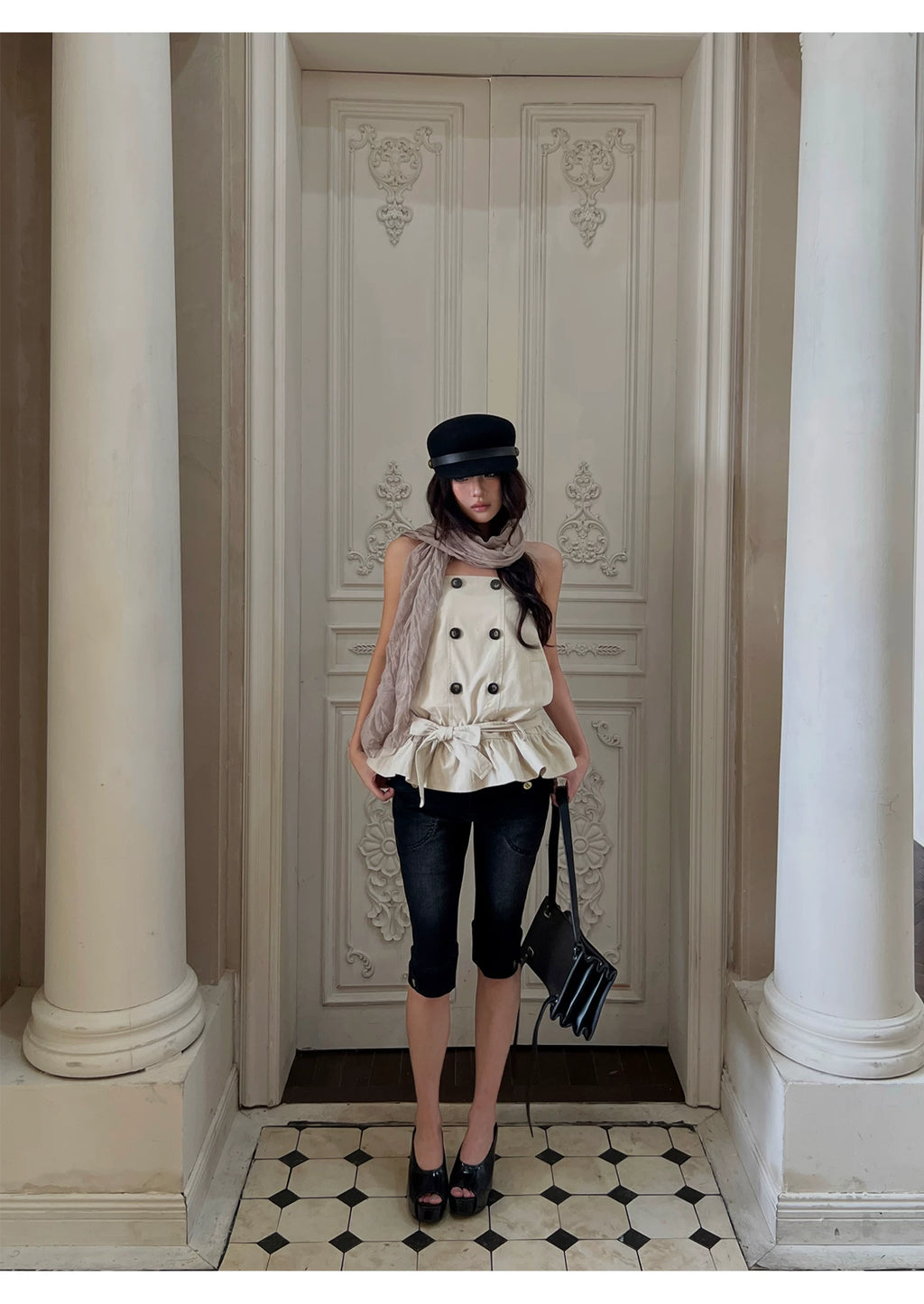 bolero bare top two piece set ボレロベアトップツーピースセット