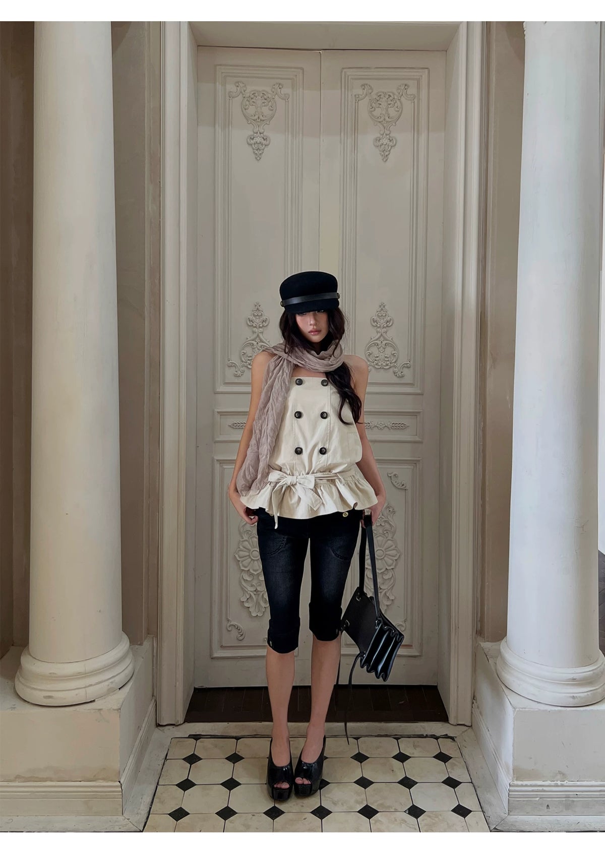 bolero bare top two piece set ボレロベアトップツーピースセット