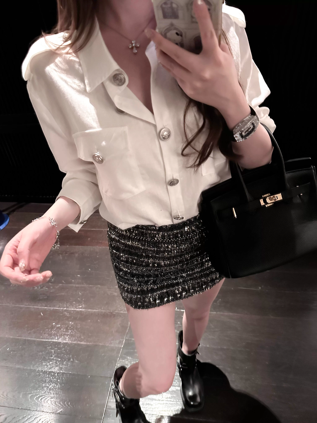 Tweed Mini skirt ツイード ミニ スカート