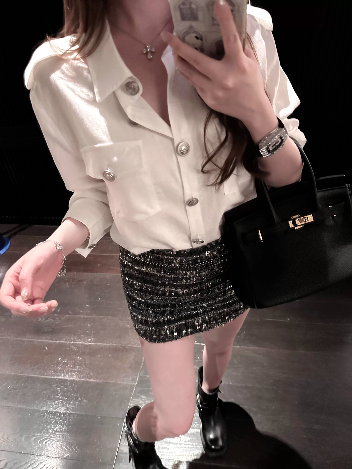 Tweed Mini skirt ツイード ミニ スカート