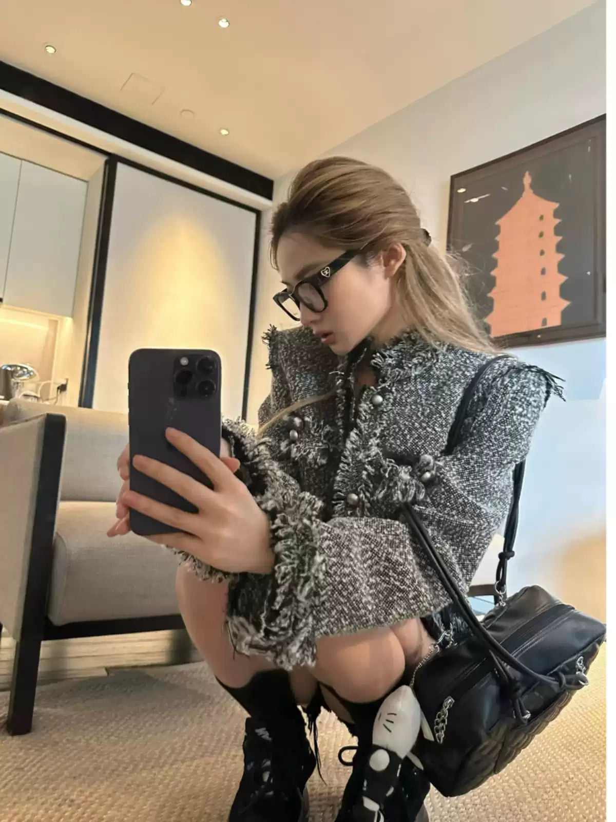 Tweed Box Jacket ツイード ボックス ジャケット