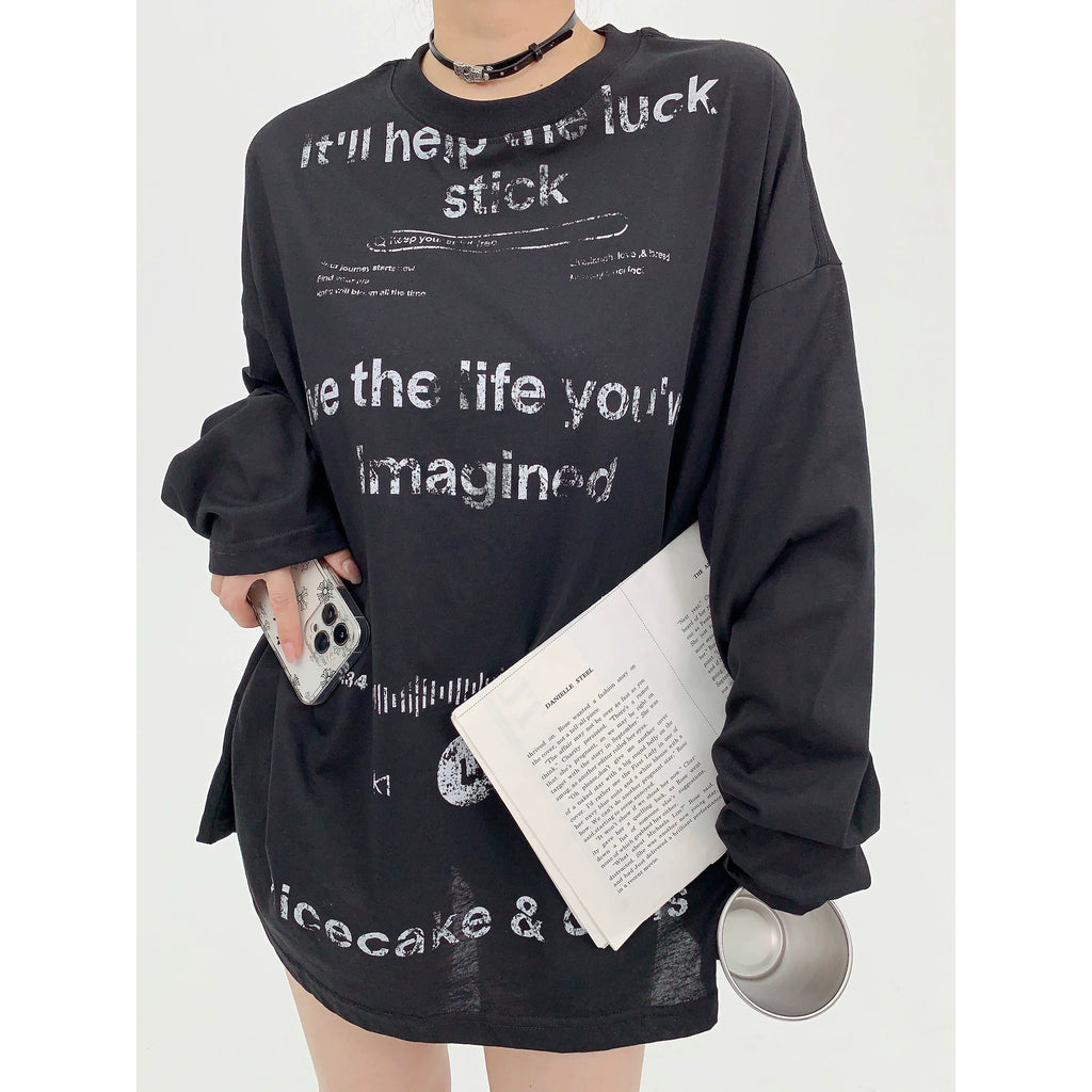 rétro print longsleeve tee レトロプリントロングスリーブティー