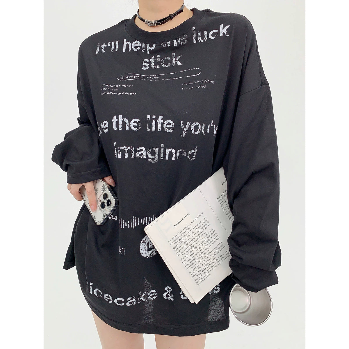 rétro print longsleeve tee レトロプリントロングスリーブティー