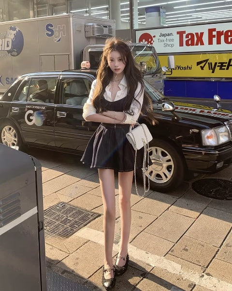 Denim Strap Dress デニムストラップ ドレス