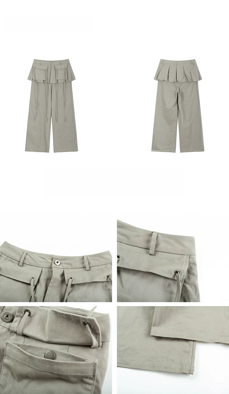 Short Bolero Striped bare top cargo pants set ショートボレロボーダーベアトップカーゴパンツセット