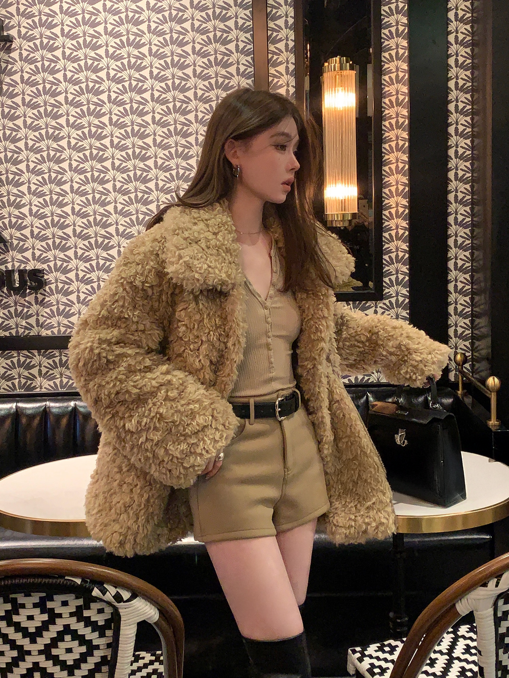 Teddy Fur Jacket Coat テディ ファー ジャケット コート
