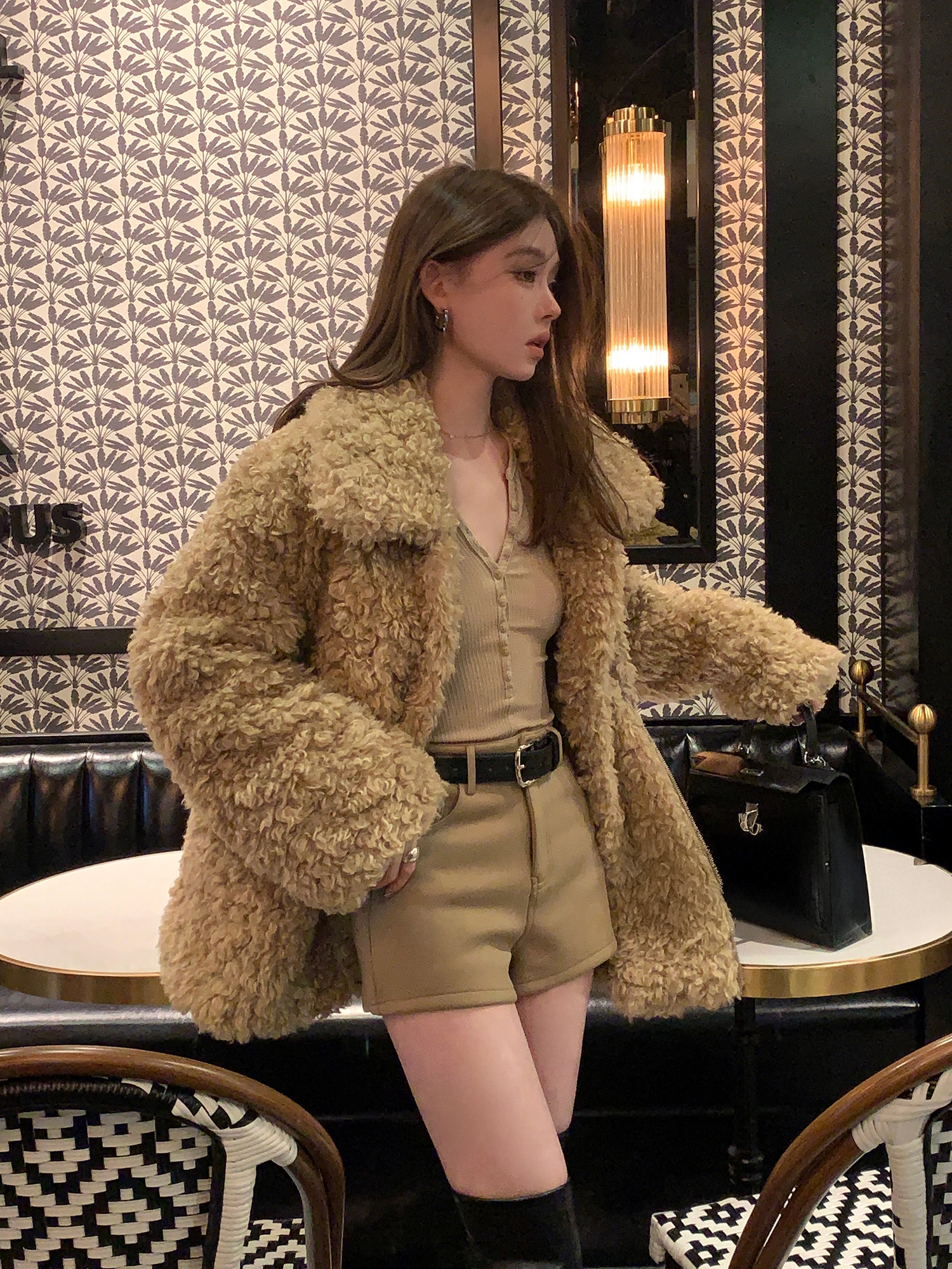 Teddy Fur Jacket Coat テディ ファー ジャケット コート