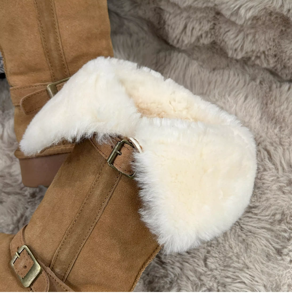 Snow Fur Long Boots スノー ファー ロング ブーツ