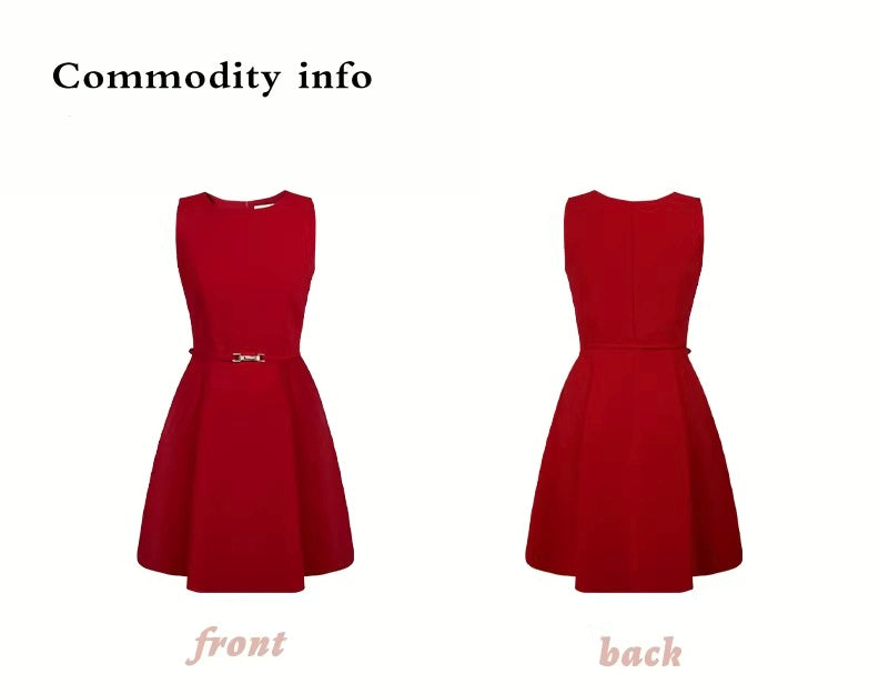 Belt Midi Dress ベルト ミディ ドレス