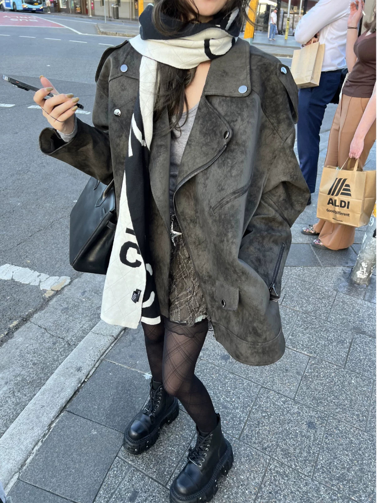 Oversize riders jacket オーバーサイズライダースジャケット