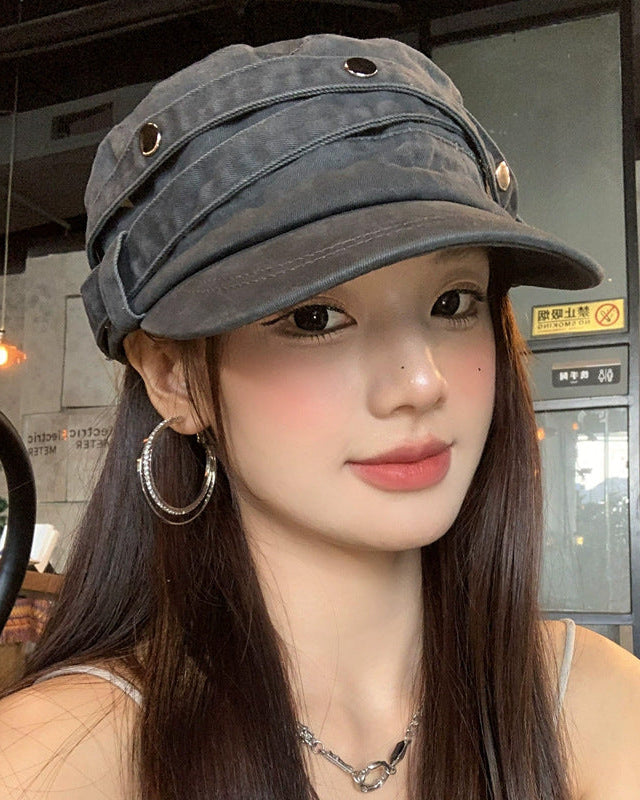 Military belt cap ミリタリーベルト付きキャップ