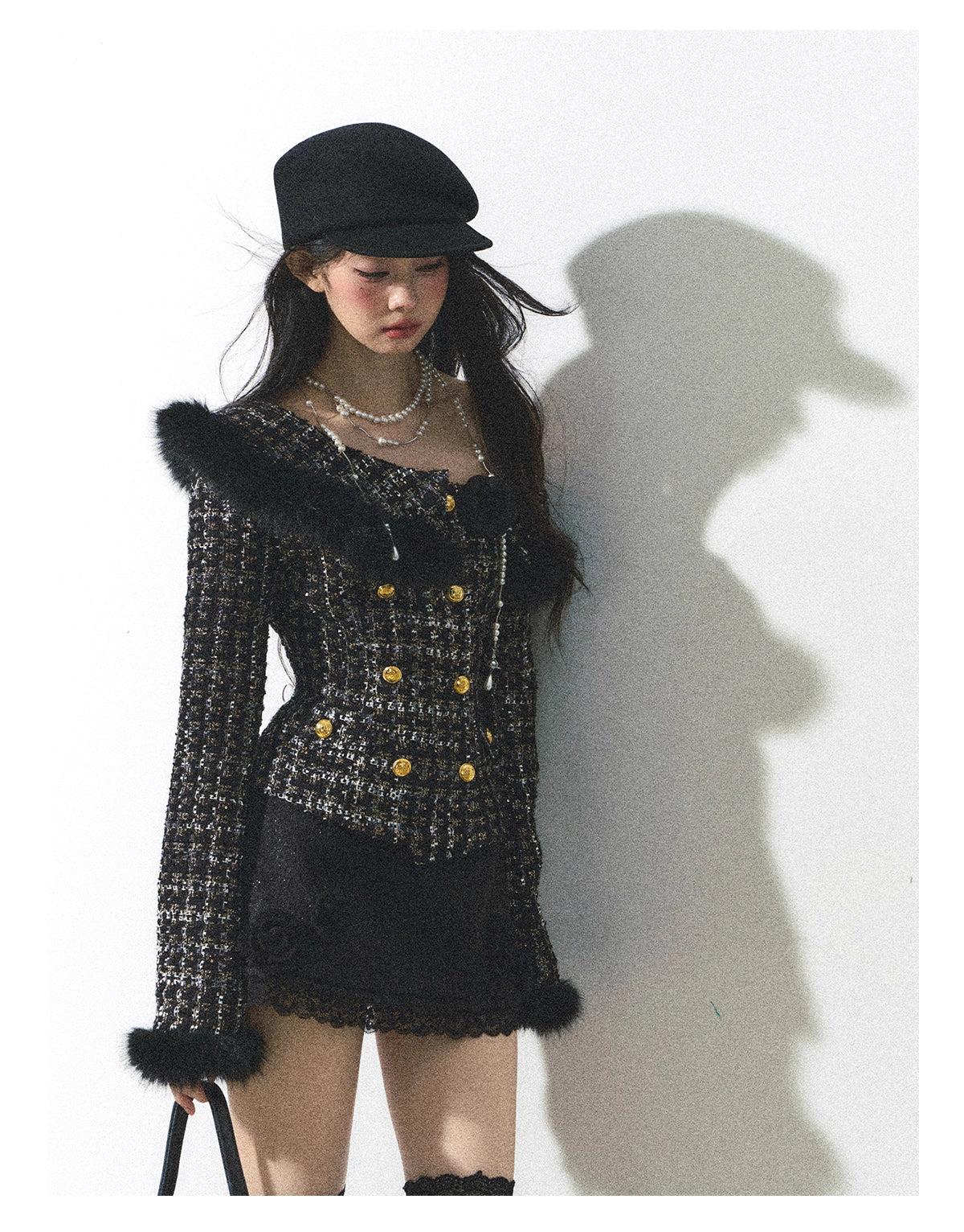 Tweed top & skirt ツイードトップス&スカート