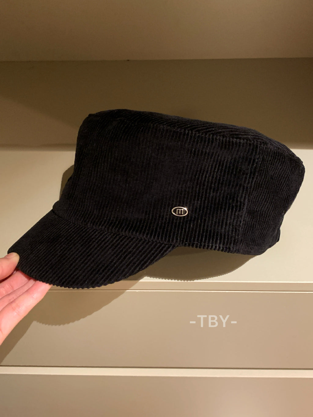 corduroy logo cap コーデュロイロゴ付きキャップ