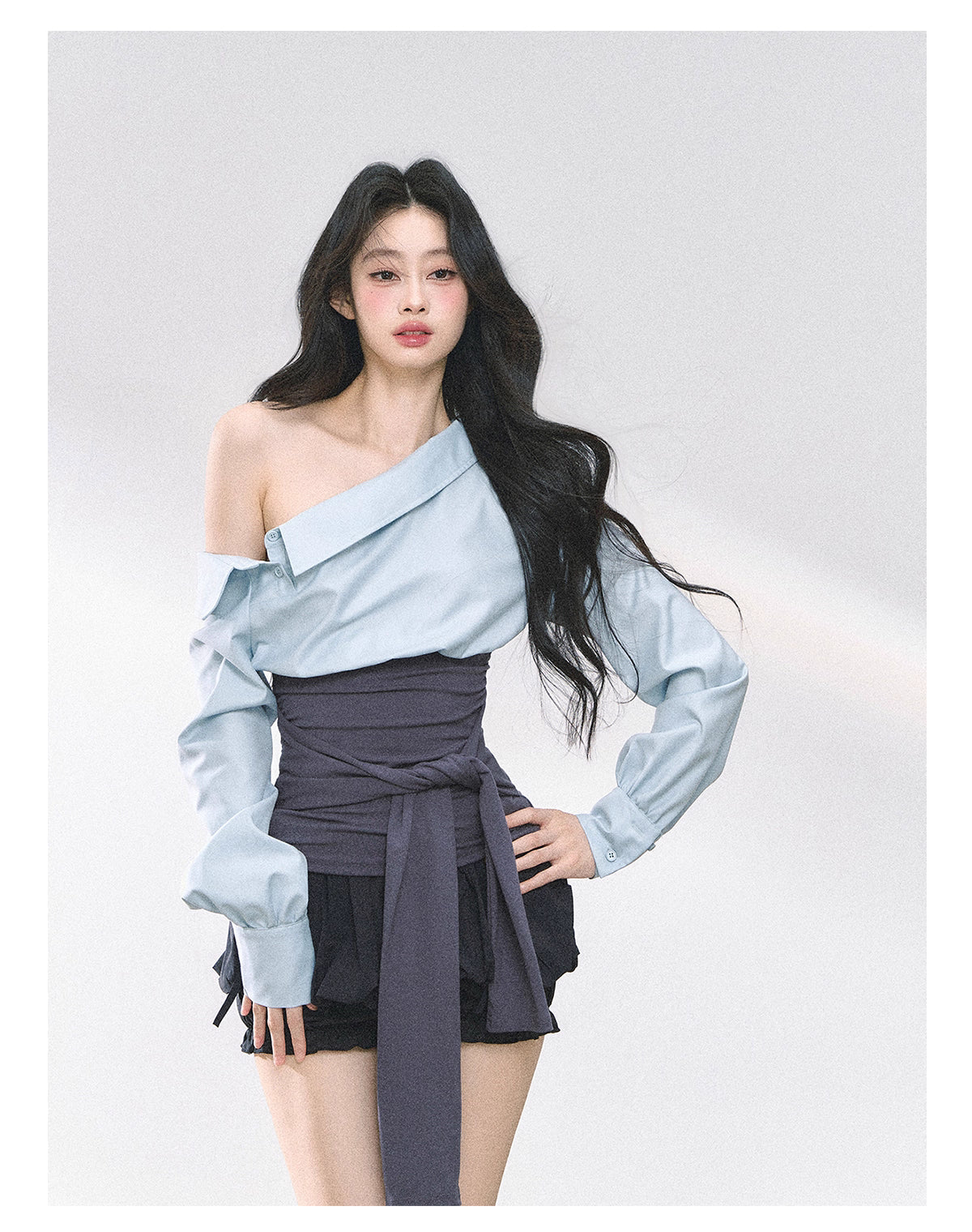 Waist knit & shirt ウエストニット＆シャツ