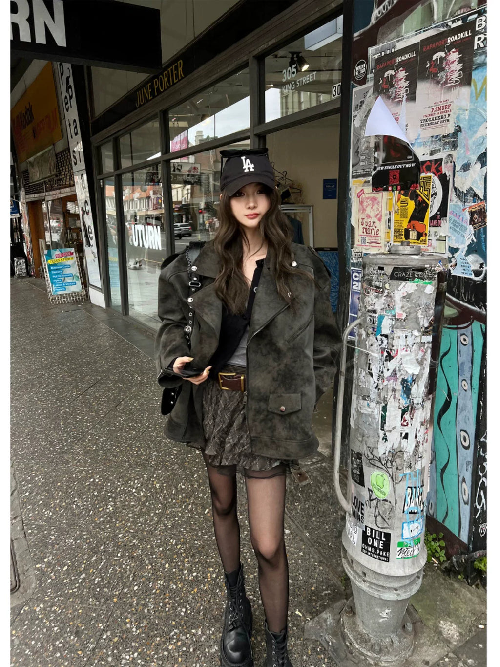 Oversize riders jacket オーバーサイズライダースジャケット