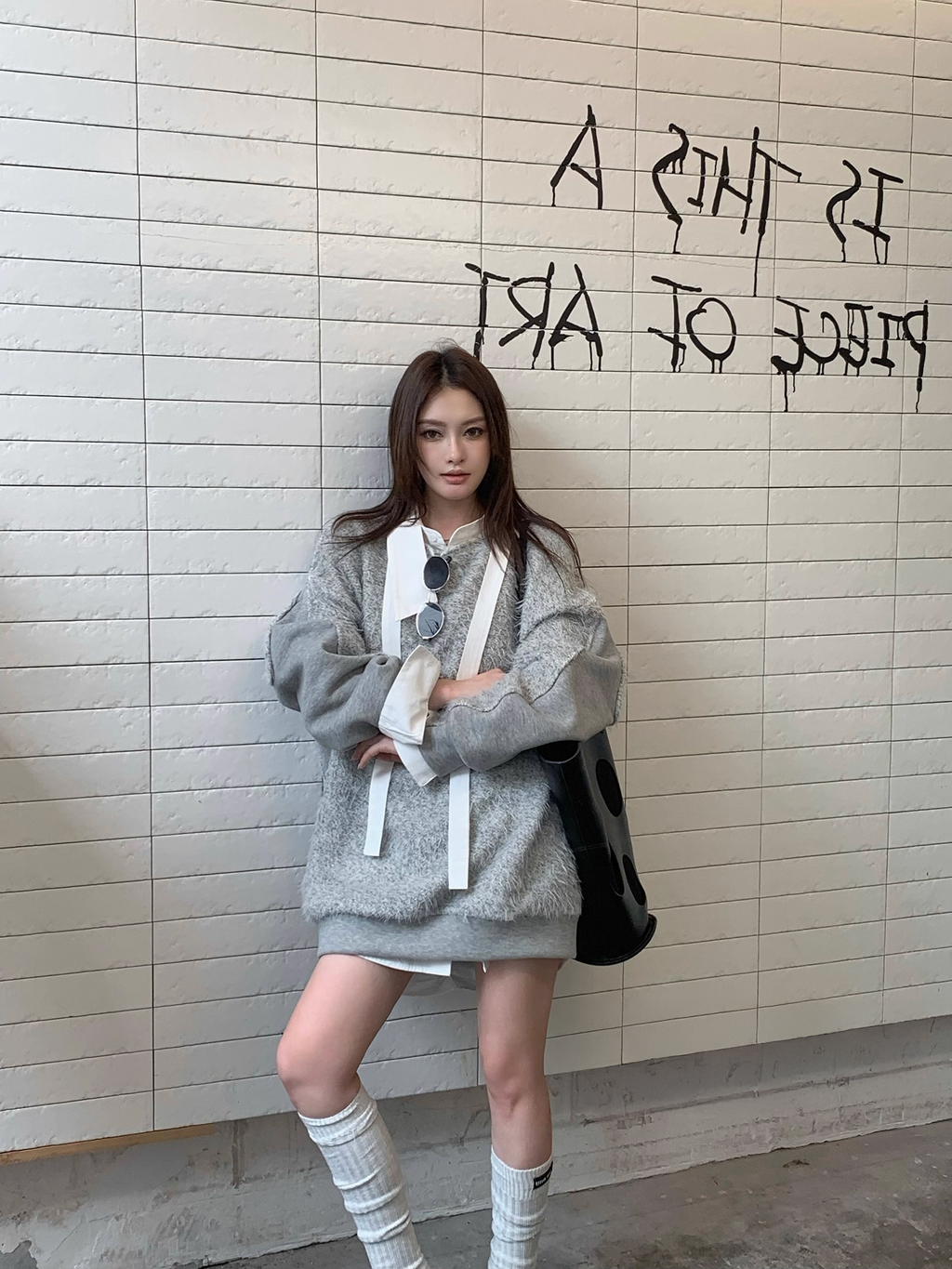 Shaggy Knit Top シャギー ニットトップ