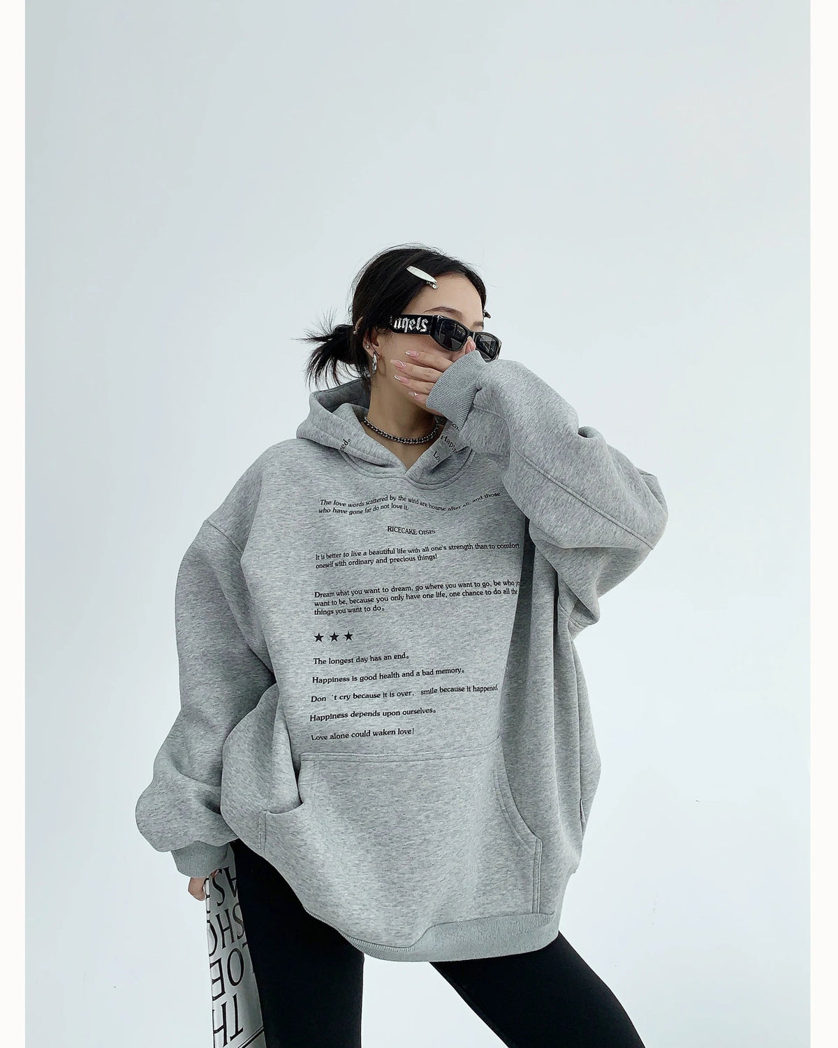 Font hoodie sweat フォント フーディー スウェット