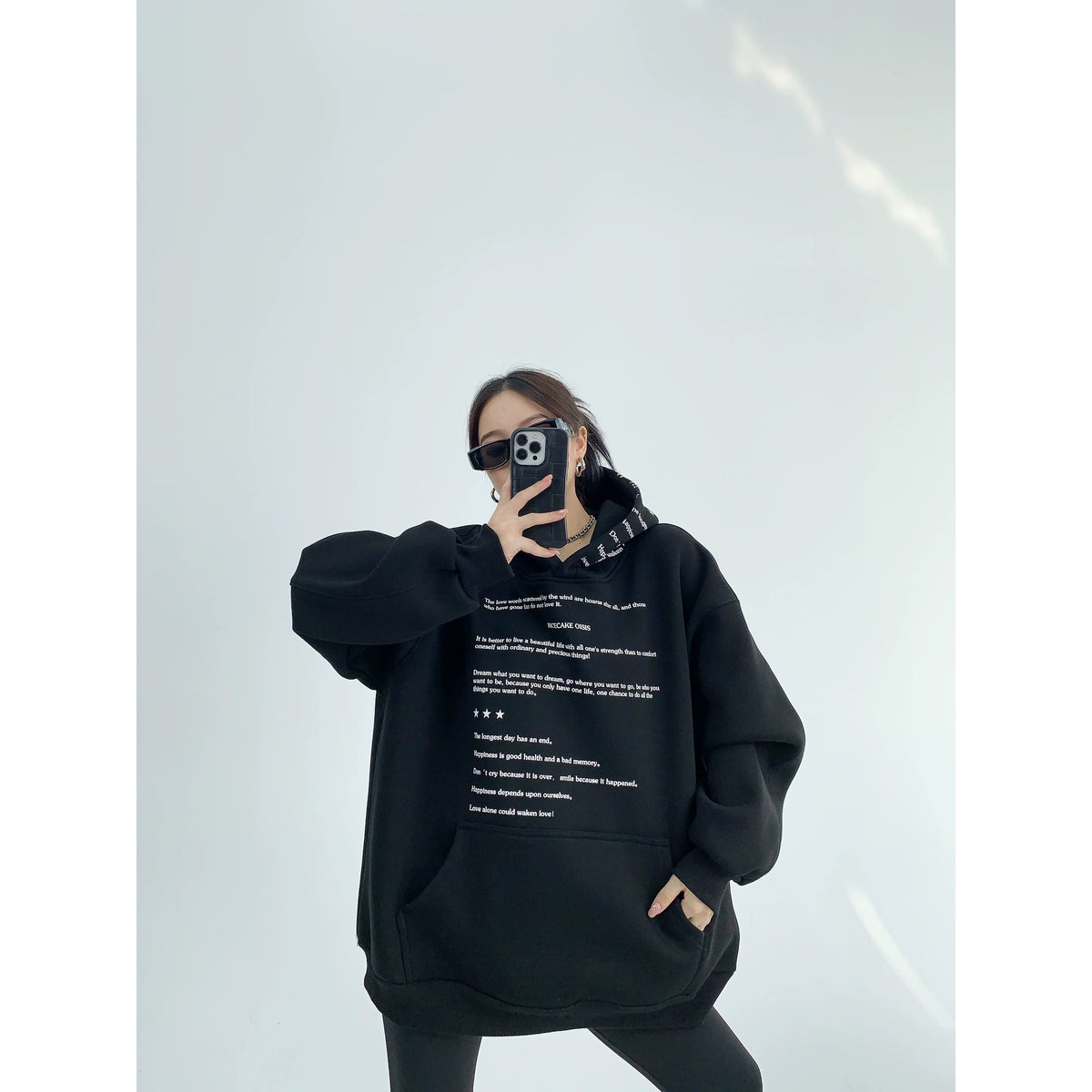Font hoodie sweat フォント フーディー スウェット