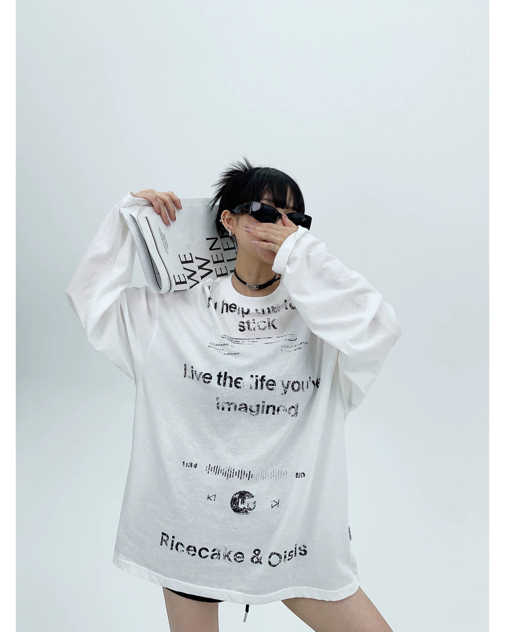 rétro print longsleeve tee レトロプリントロングスリーブティー
