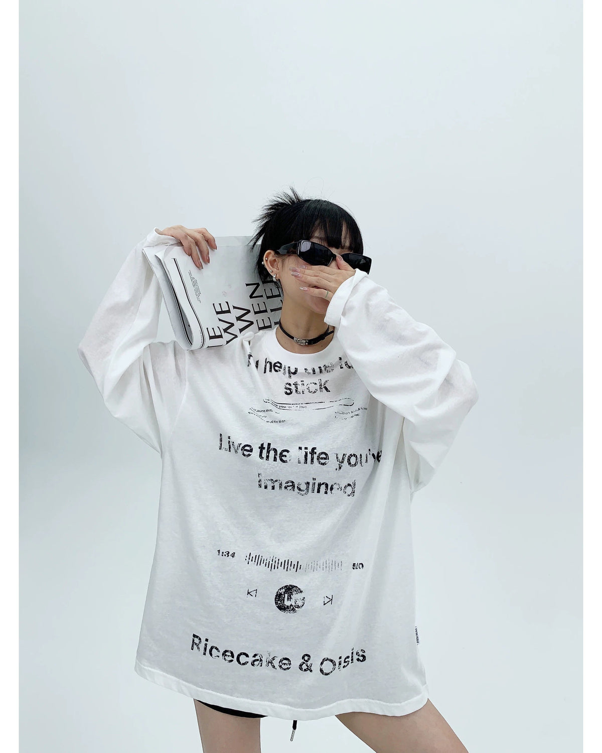 rétro print longsleeve tee レトロプリントロングスリーブティー