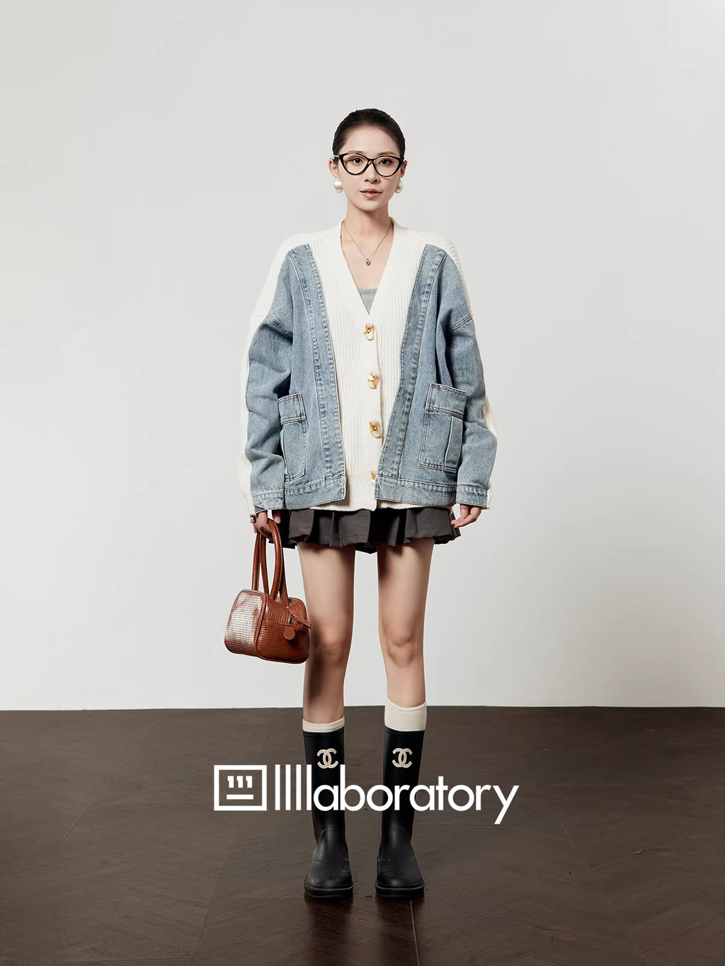 LOVE Letter Lady llllab Denim Cardigan Jacket ラブレターレディ デニム カーディガン ジャケット