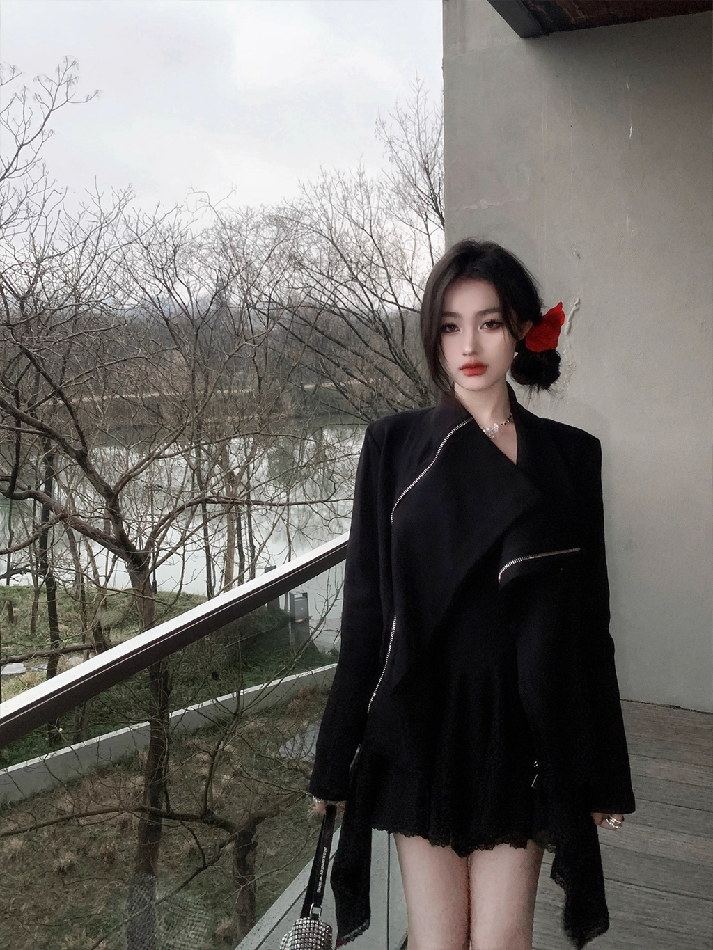 Big showl collar jacket ビッグ ショールカラー ジャケット