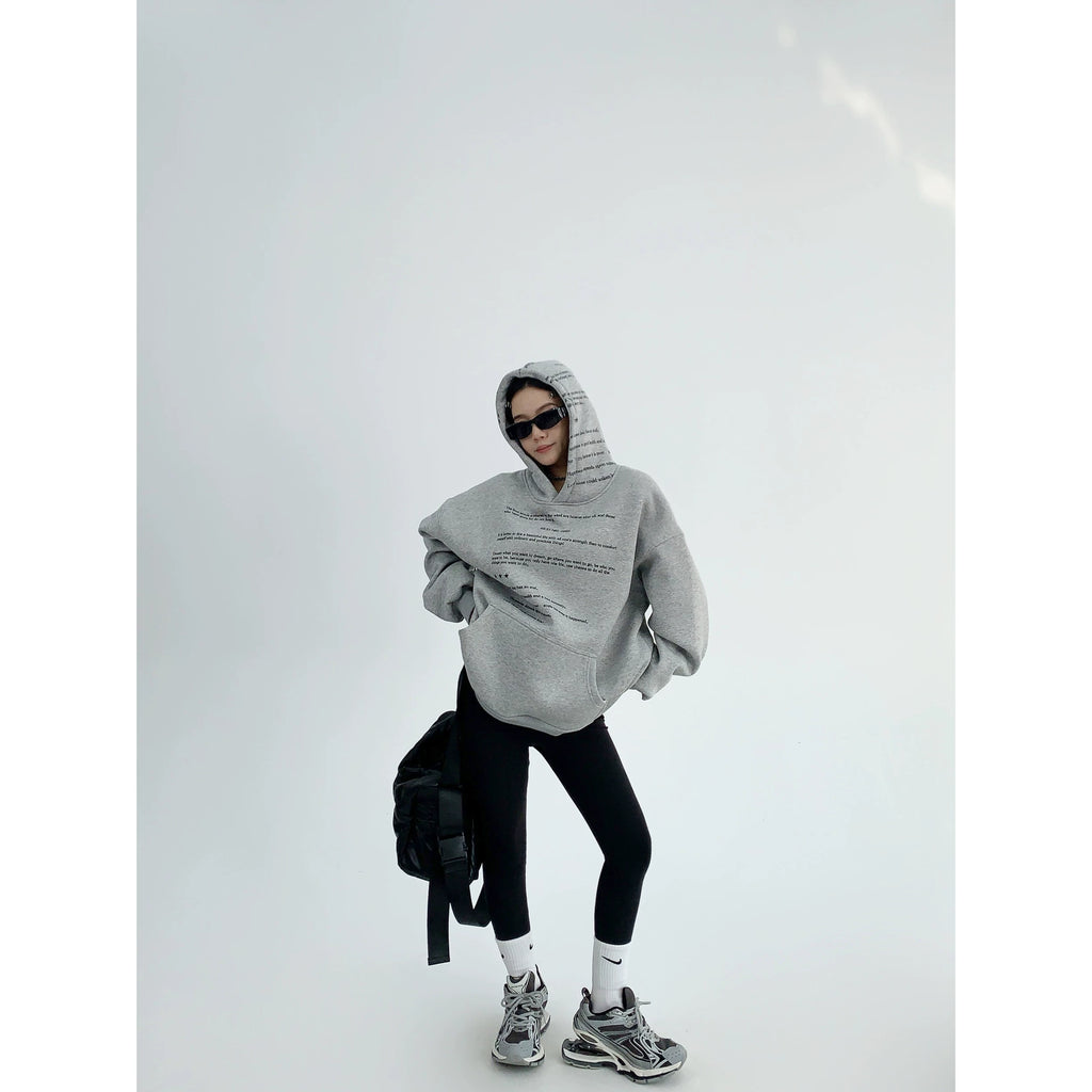 Font hoodie sweat フォント フーディー スウェット