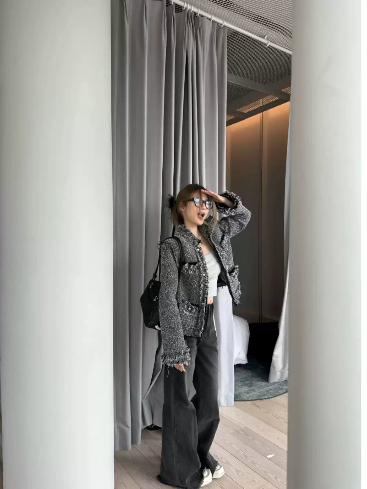 Tweed Box Jacket ツイード ボックス ジャケット