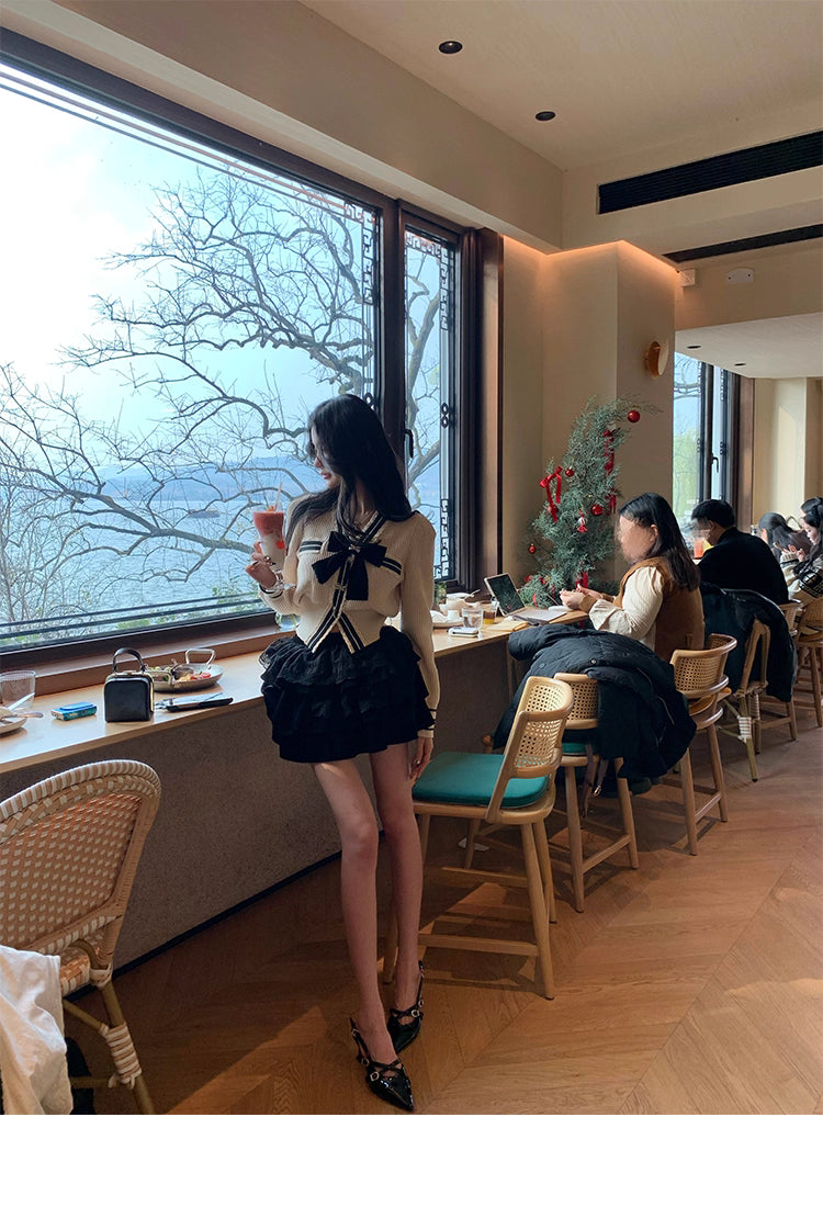 ribbon knit リボンニット