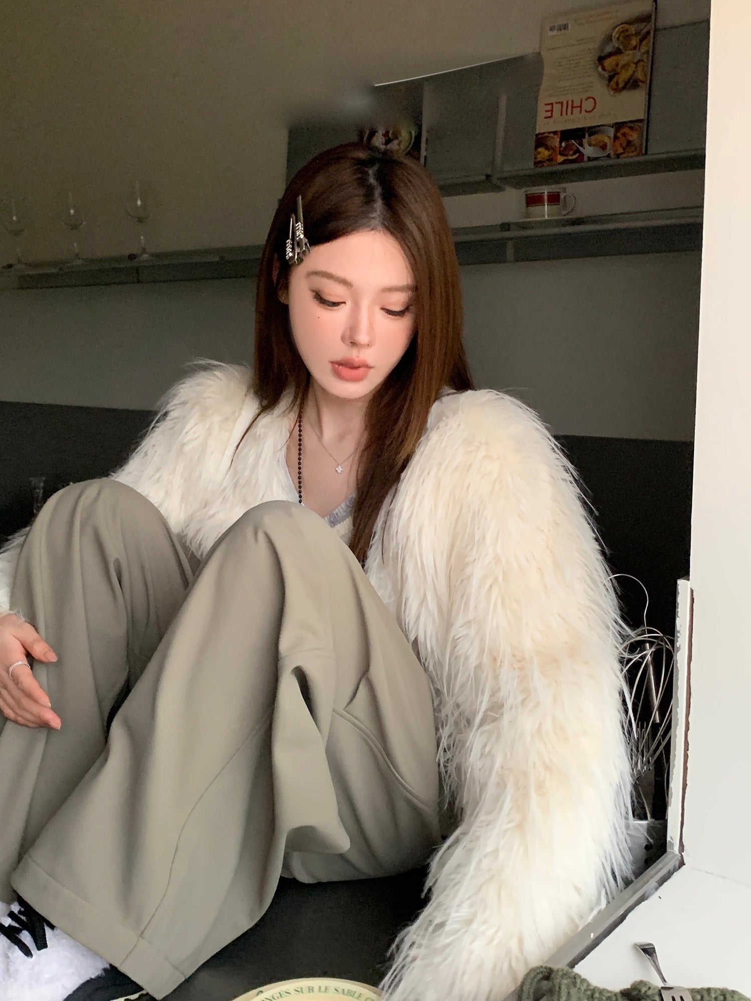 Faux Fur Coat coat フォーファー コート