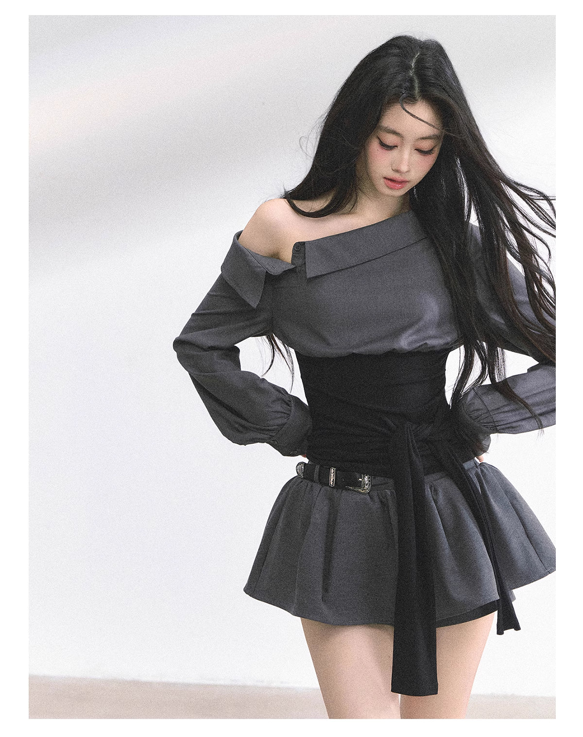 Waist knit & shirt ウエストニット＆シャツ